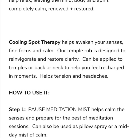 NWT Calm Kit Rituals: Calm + Restore - Picture 10 of 13